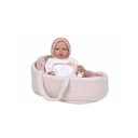 Pop Andie 40 cm met wiegje en huilfunctie
