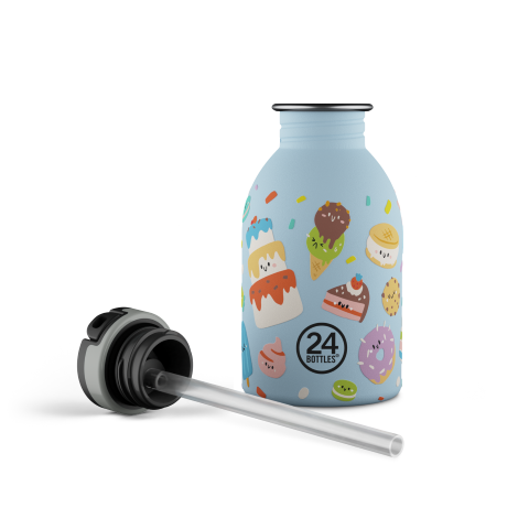 Drinkfles met rietje (250ml)