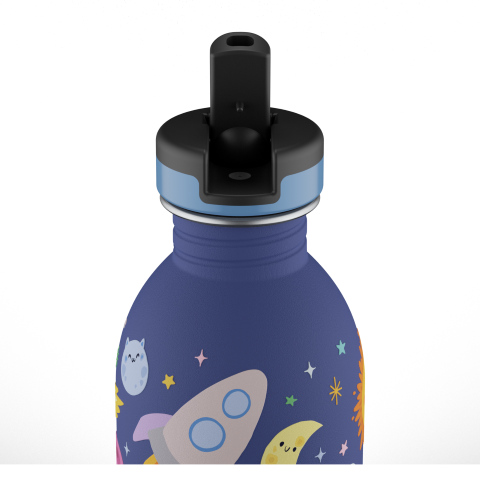 Drinkfles met rietje (250ml)