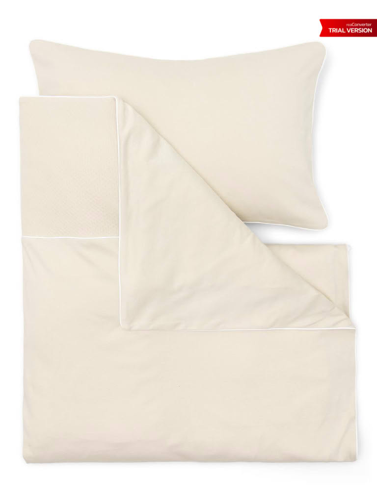 Donsovertrek bed + kussensloop