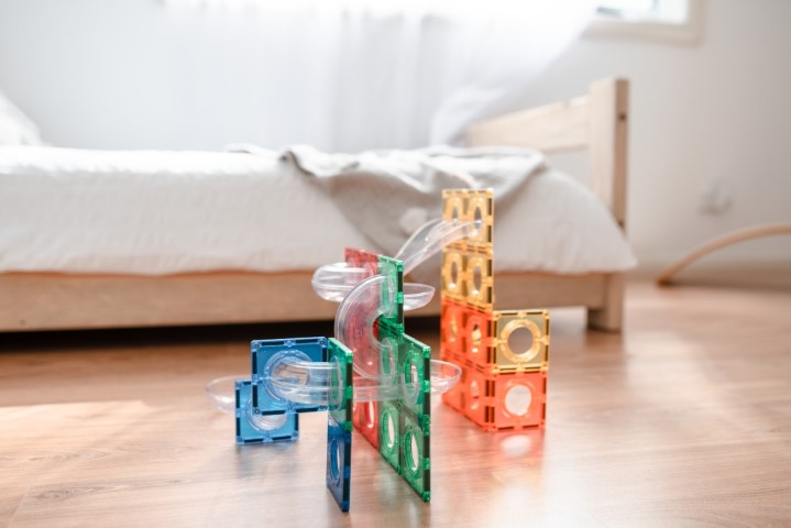 Magnetische tegels ball run pack 92 stuks