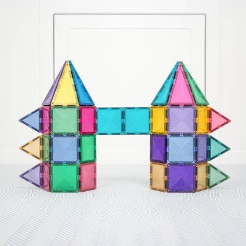 Magnetische tegels castle pack 48 stuks