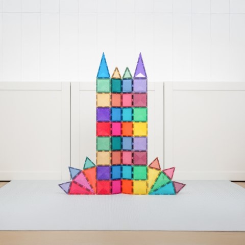 Magnetische tegels castle pack 48 stuks