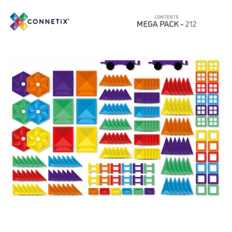 Magnetische tegels mega pack 212 stuks