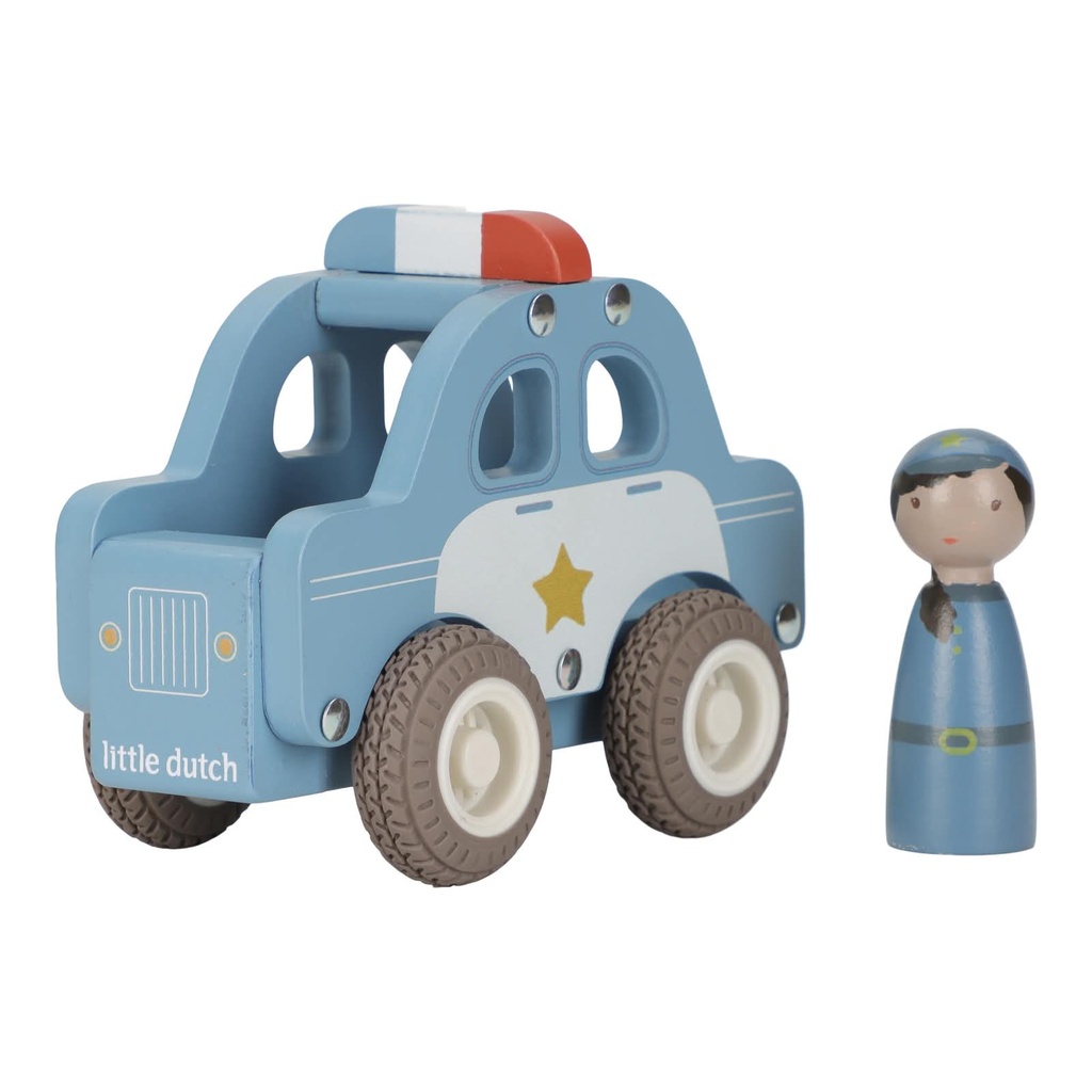 Houten politiewagen