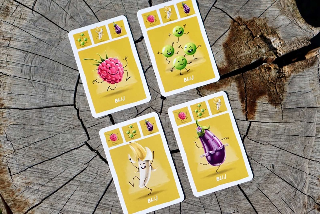 Framboos emotie kaartspel - kaartspel rond gevoelens