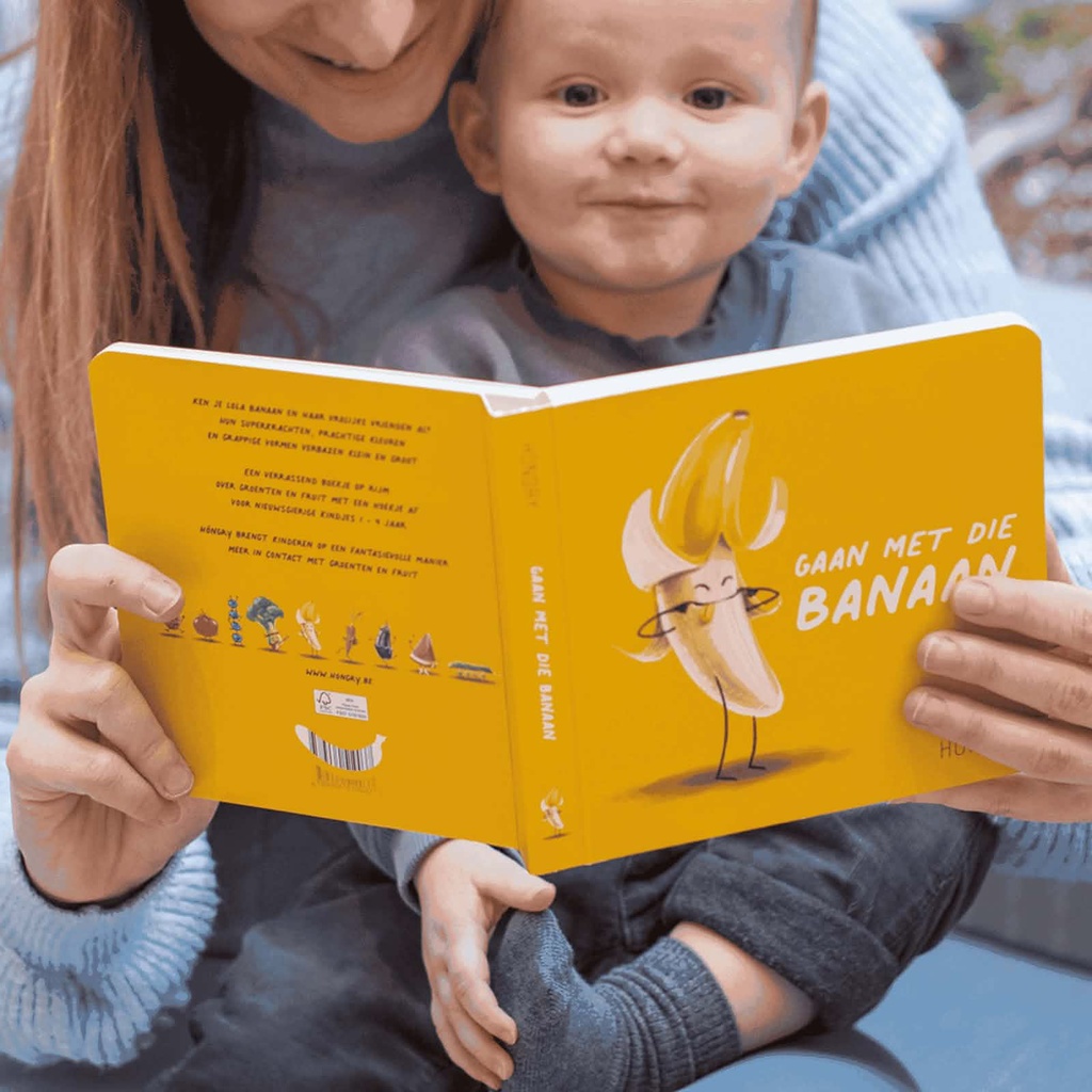 Gaan met die banaan - prentenboek over beweging