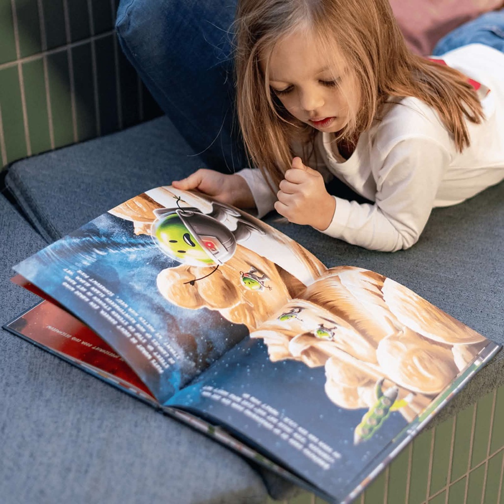 Erwtjes in de ruimte - prentenboek over fantasie