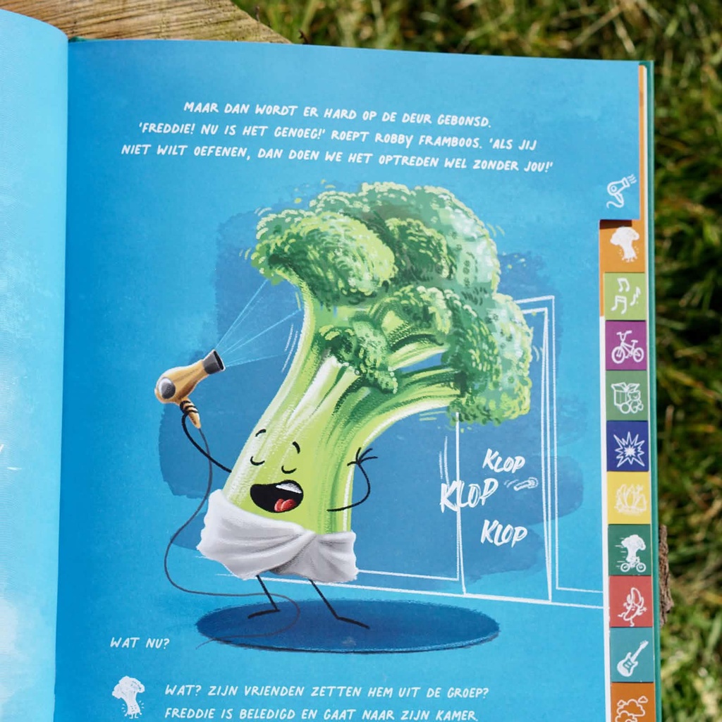 De brock-'n-rollshow - prentenboek over expressie