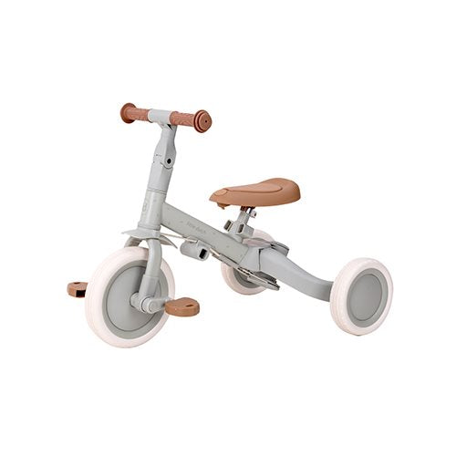 Driewieler 4 in 1 met duwstang