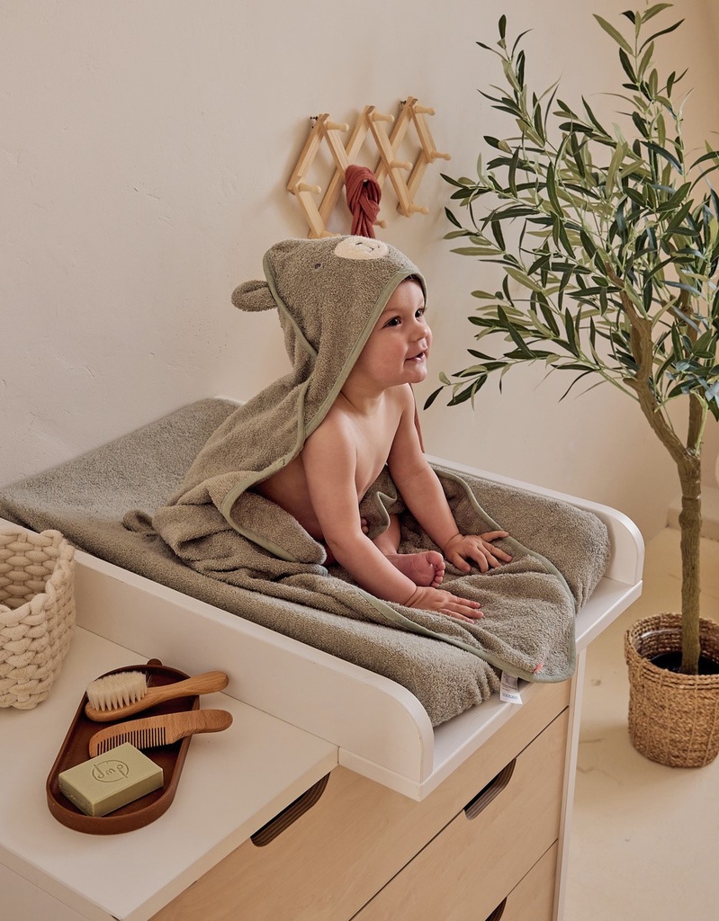 Verschoonkussen met badstof hoes