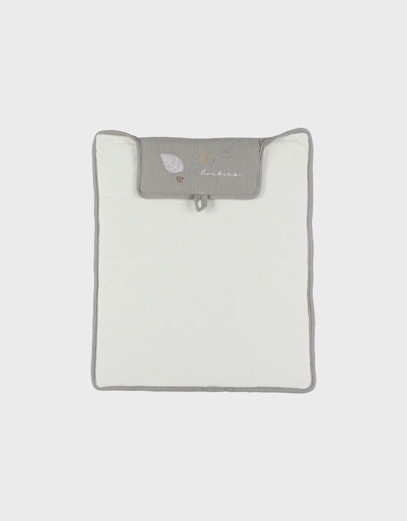 Reis-verschoonkussen in mousseline en badstof