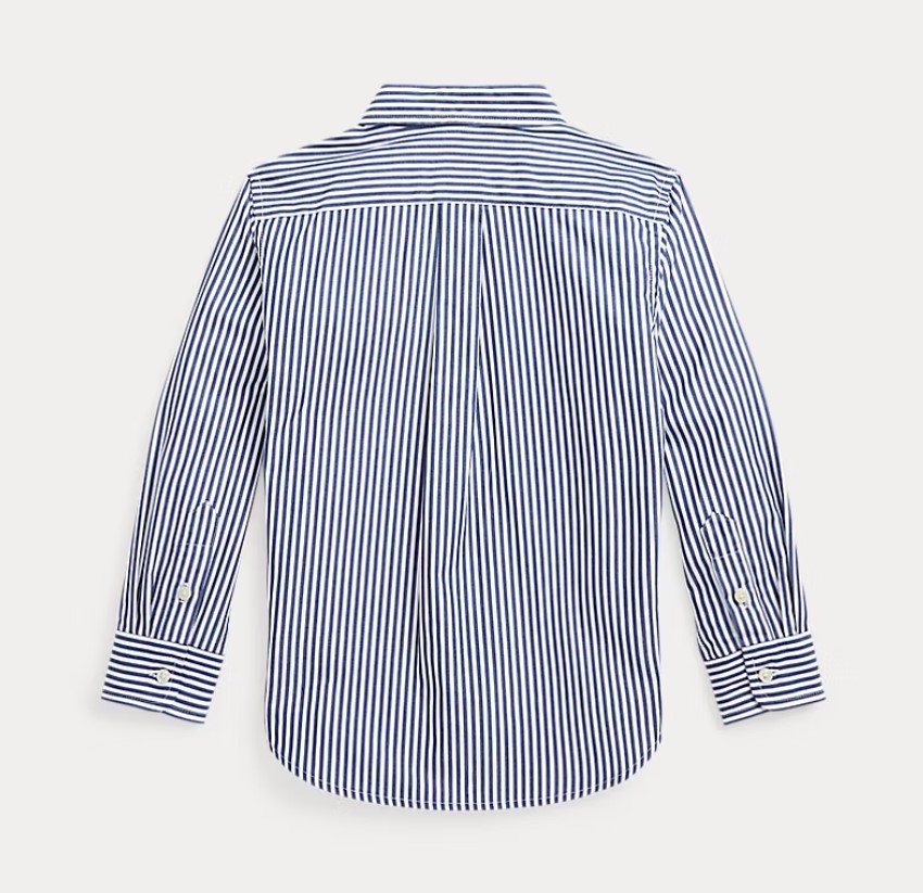 Hemd gestreept katoenen poplin (2j-7j)