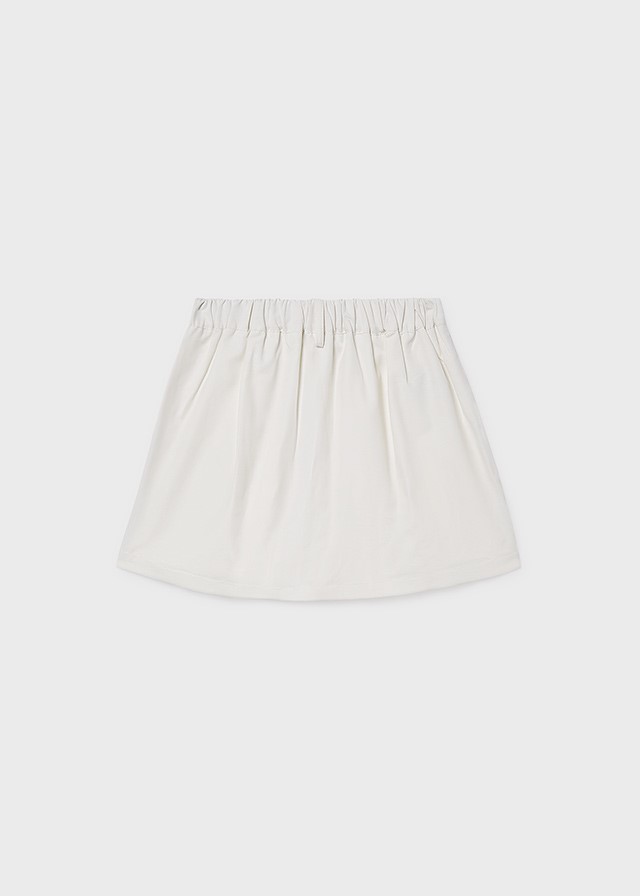 Skort van gabardine
