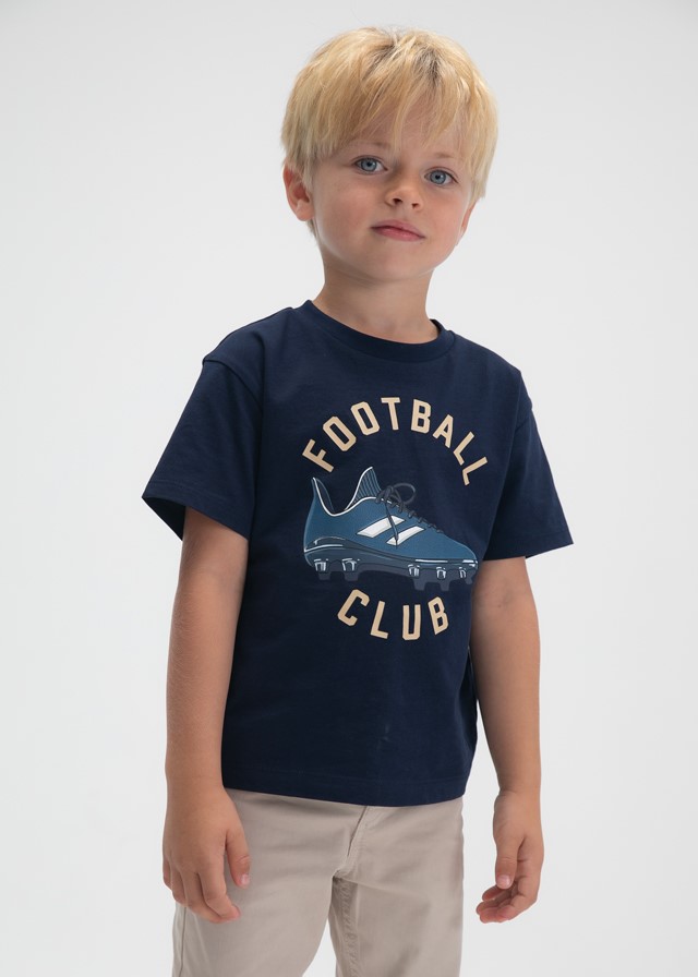 T-shirt met korte mouwen voetbalclub print