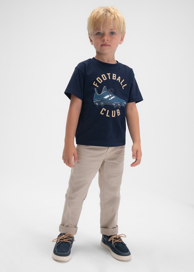 T-shirt met korte mouwen voetbalclub print