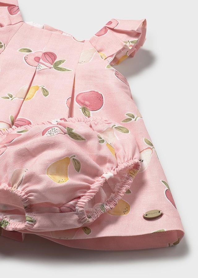 Linnen jurk met bloomer