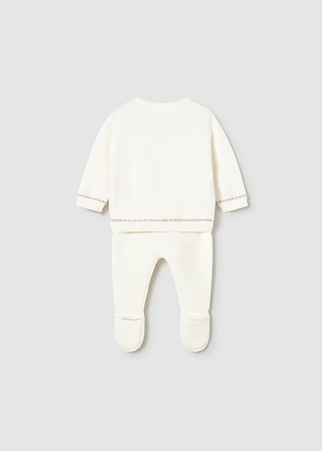 Babyset 2-delig – trui & broek met voetjes