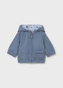 Omkeerbare babyjas met capuchon