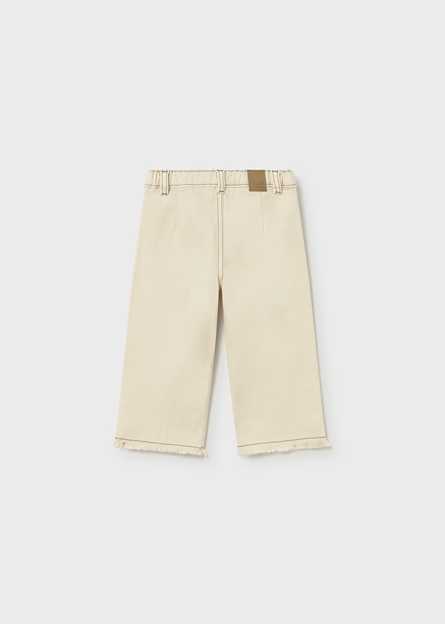 Broek - lange twill broek in zacht katoen