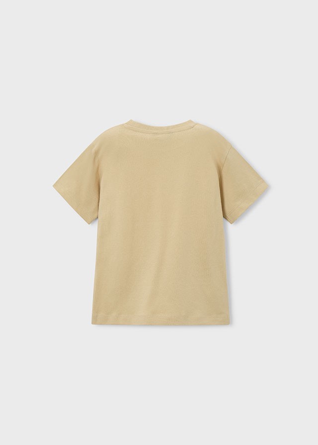 T-shirt korte mouwen met "goal" applicatie