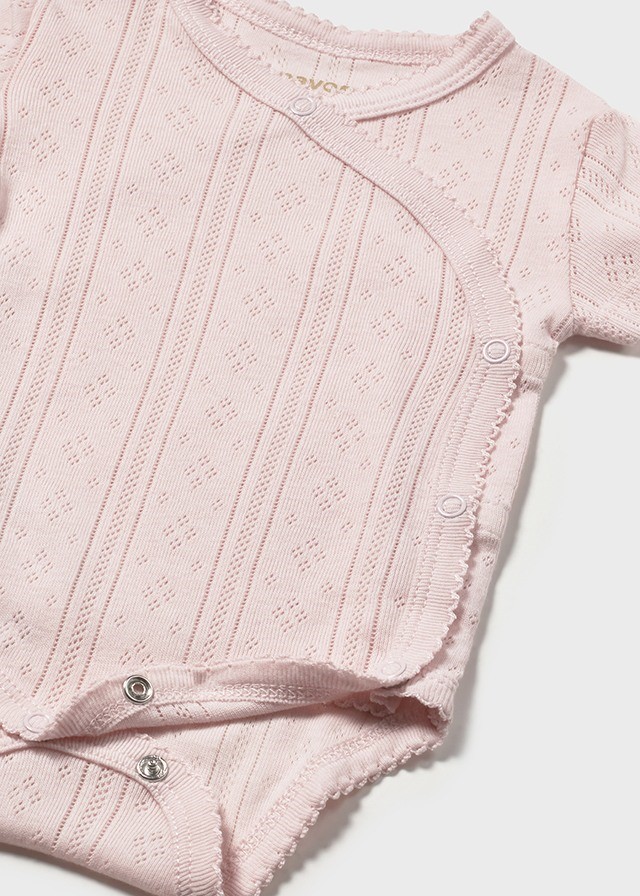 Body met korte mouwen met zijsluiting