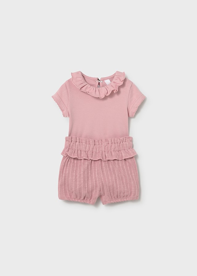 Babyset 2 bodies en 2 shorts