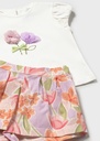 Short en t-shirt set met print