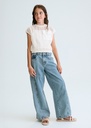Twinset - top en camisole gehaakte met borstzak