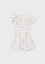 Skort gestreept set