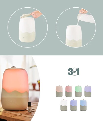 Humidificateur d'air top-fill à vapeur froide Wave