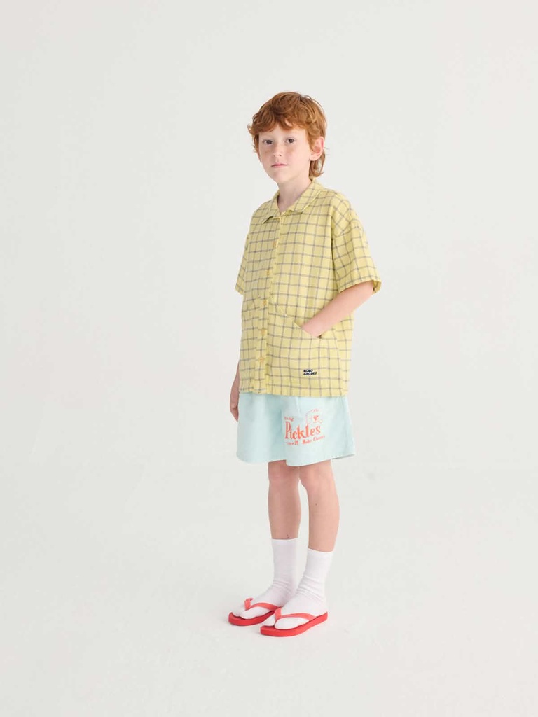 Short bermuda geweven augurk de hond