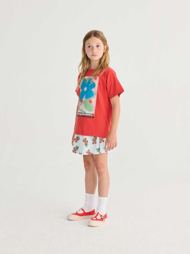 Rok mini knit sappige tomaten overal