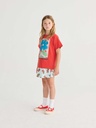 Rok mini knit sappige tomaten overal