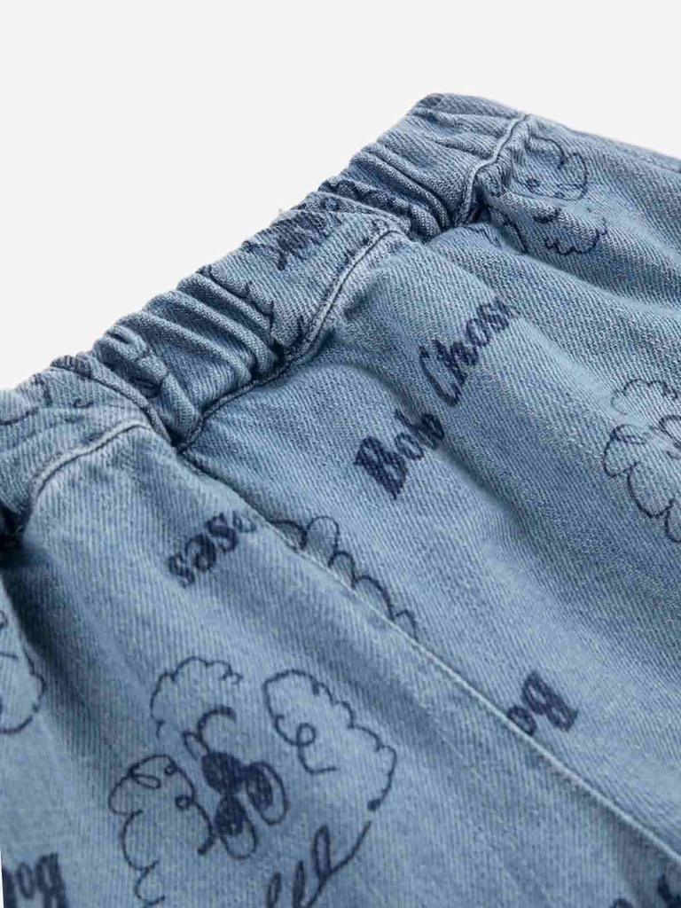 Broek denim geweven augurk de hond
