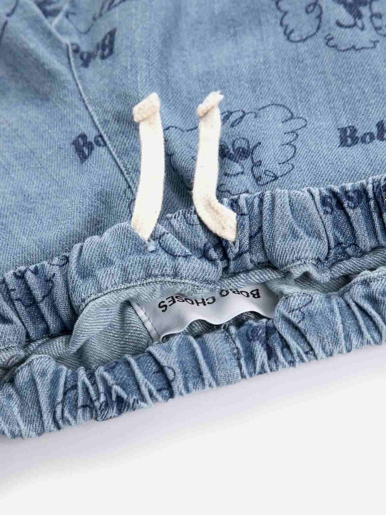 Broek denim geweven augurk de hond