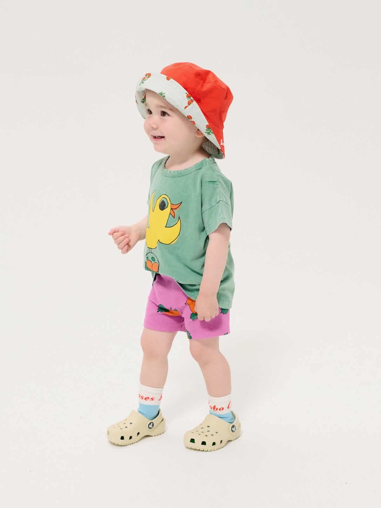 T-shirt korte mouw knit vliegende sinaasappels