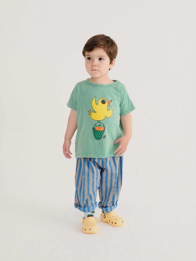 T-shirt korte mouw knit vliegende sinaasappels