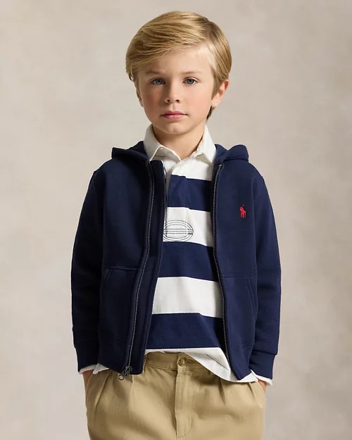 Sweater hooded met rits (2j-7j)