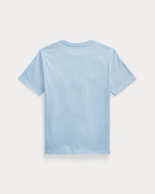 T-shirt met ronde hals - katoenen jersey (8j-16j)