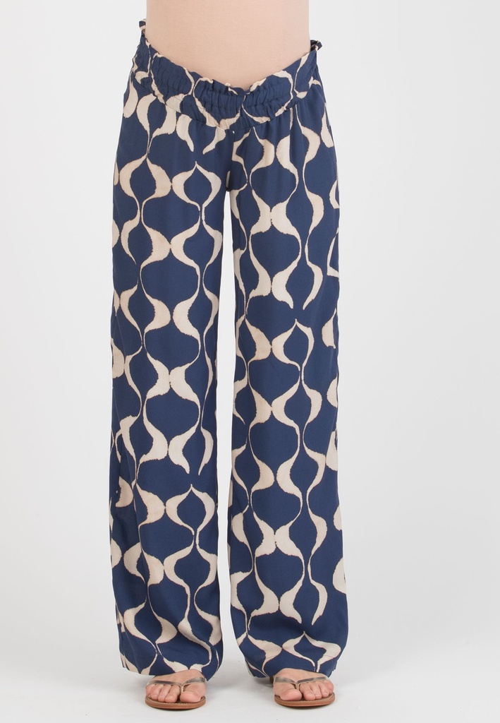 Zwangerschapsbroek Guendalina - geprinte viscose