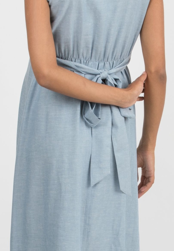 Zwangerschaps- en voedingsjurk Annalisa - linnen