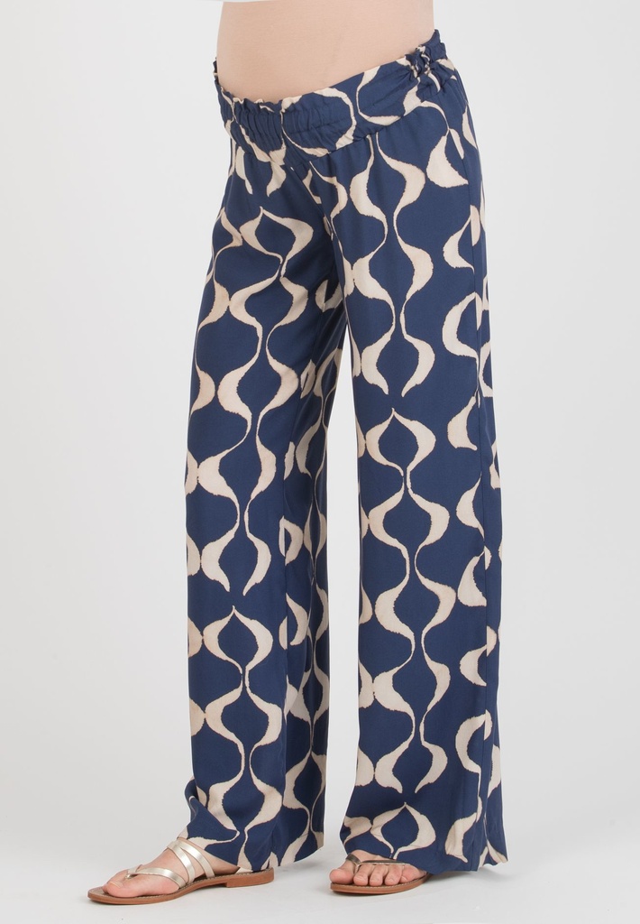 Zwangerschapsbroek Guendalina - geprinte viscose