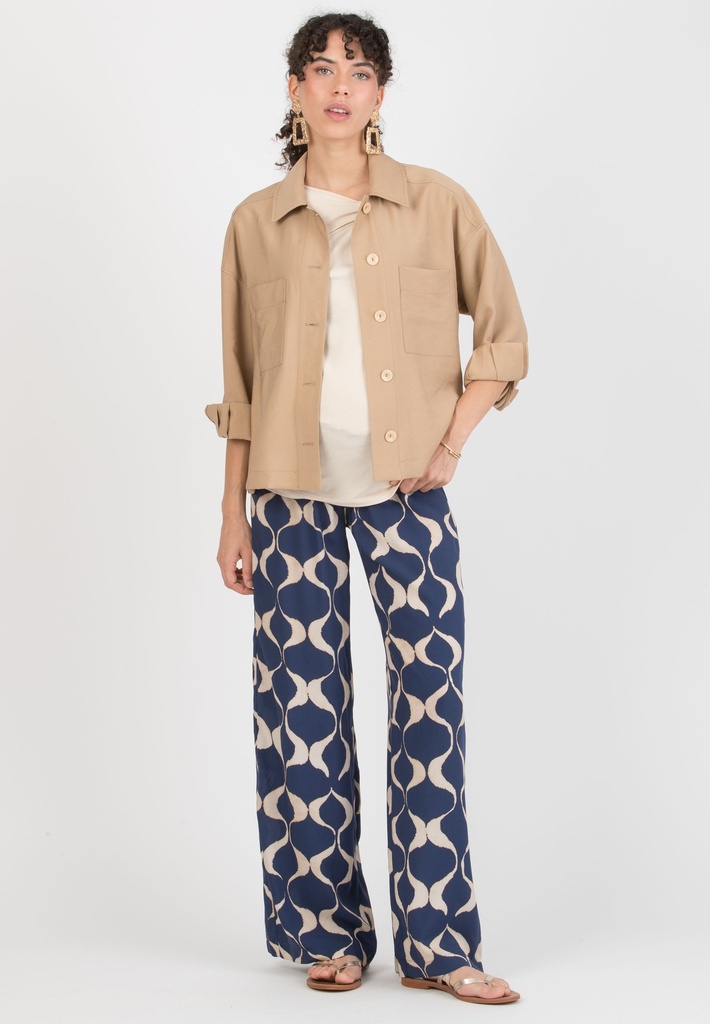 Zwangerschapst-shirt Paris met knoopdetail