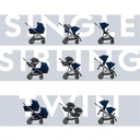 *Kinderwagen Gazelle S (brons frame)