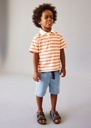 Bermuda zachte denim jogger
