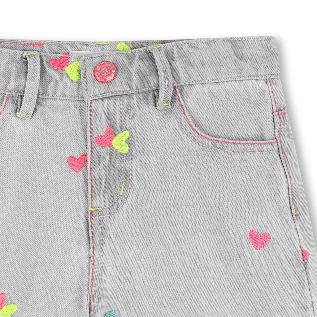 Short denim hartjes relaxlook