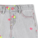 Short denim hartjes relaxlook