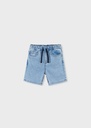 Bermuda zachte denim jogger
