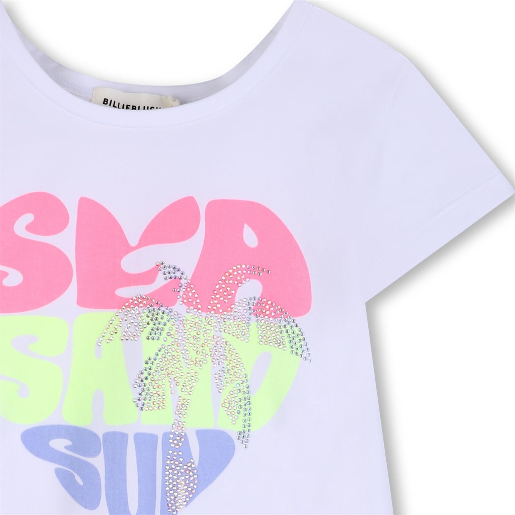 T‑shirt korte mouwen studs heartlook